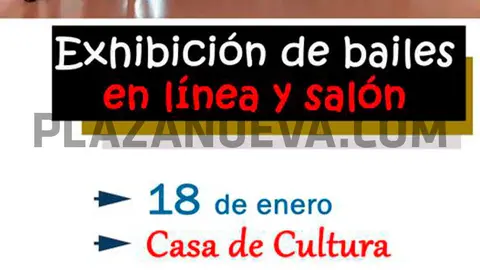 Exhibici&oacute;n en Villafranca de bailes en l&iacute;nea y sal&oacute;n