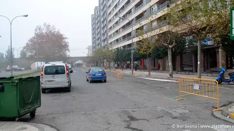 Comienzan las obras en el Paseo Pamplona