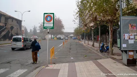 Comienzan las obras en el Paseo Pamplona