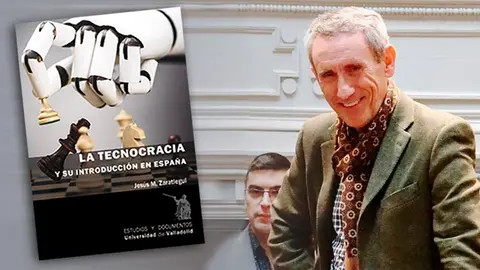 Portada del libro 'La tecnocracia y su introducci&oacute;n en Espa&ntilde;a' de Jes&uacute;s M. Zaratiegui