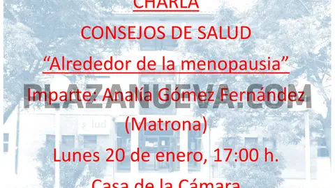 Charla en Tauste sobre consejos de salud &lsquo;Alrededor de la menopausia&rsquo;