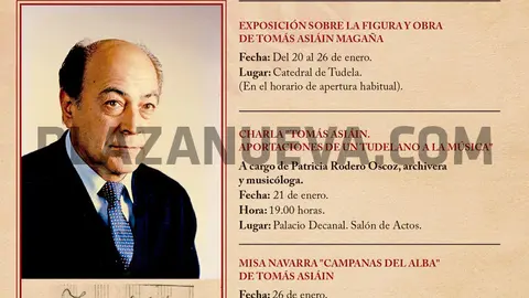 Recuerdo en Tudela a la figura y obra de Tom&aacute;s Asi&aacute;in Maga&ntilde;a
