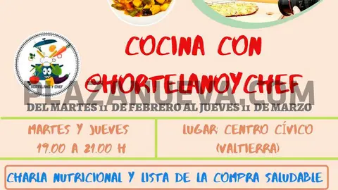Taller de cocina en Valtierra con Javi P&eacute;rez &lsquo;Hortelano y Chef&rsquo;