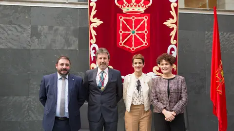 Hualde, Ordoki, Presidenta Chivite y Olaechea