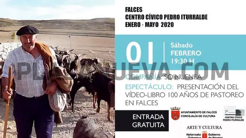 Presentaci&oacute;n en Falces del v&iacute;deo libro &lsquo;Cien a&ntilde;os de pastoreo en Falces&rsquo; de Fundaci&oacute;n Soinuenea