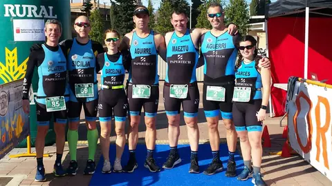 El equipo del SDR Arenas en Tudela