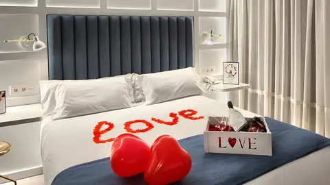 Toque rom&aacute;ntico en una nueva habitaci&oacute;n de El Villa Castej&oacute;n