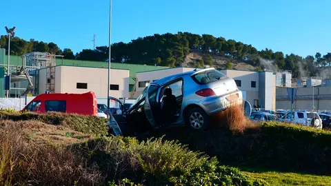 As&iacute; ha quedado el coche tras el accidente