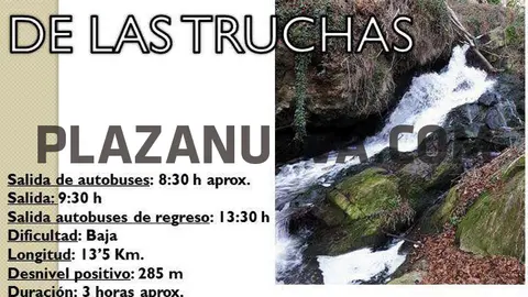 Senderismo &Aacute;greda-Cascada de las Truchas