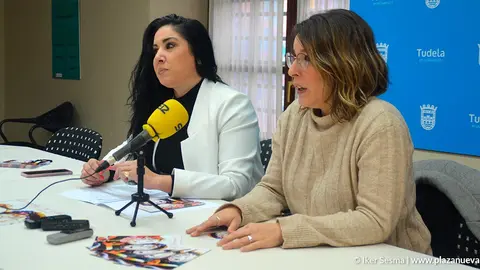 Ver&oacute;nica Gormedino y Celia Rueda presentan las actividades del Carnaval 2020 de Tudela