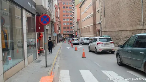 Obras en la calle Sarasate, Eza y Capuchinos4