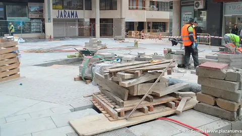 Obras en la calle Sarasate, Eza y Capuchinos5