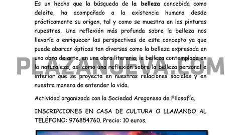 Caf&eacute; filos&oacute;fico en Tauste