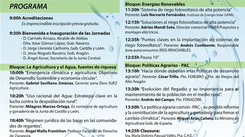 II Jornadas en Ablitas del Agua y la Agricultura
