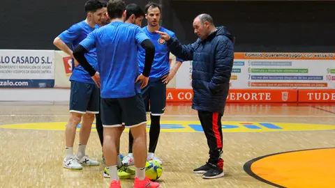 Pato durante la &uacute;ltima sesi&oacute;n de entrenamiento