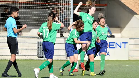 Celebraci&oacute;n del 3-0 de Ione Blanzaco