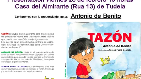 Presentaci&oacute;n en Tudela del cuento infantil &lsquo;Taz&oacute;n&rsquo; del escritor soriano Antonio de Benito