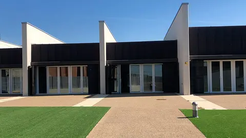 La residencia Victor Orduna de Biota, que se inaugurar&aacute; el pr&oacute;ximo 15 de mayo, tiene un moderno dise&ntilde;o