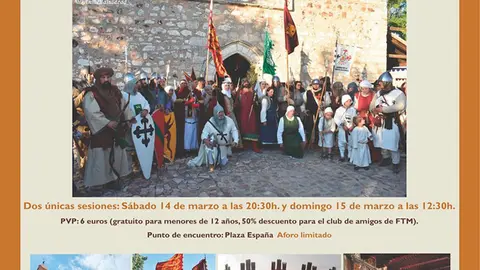 Recreaci&oacute;n hist&oacute;rica en Tarazona del 850 aniversario &rsquo;1170. Los desposorios de Alfonso VIII de Castilla y Leonor de Plantagenet&rsquo;
