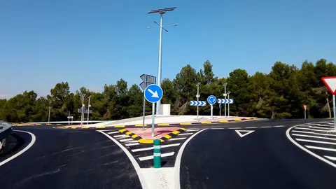 Nueva rotonda entre Peralta, San Adri&aacute;n y Andosilla