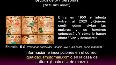 Escape Room en Ribaforada &lsquo;Equality Room&rsquo;
