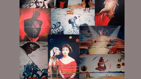 Exposici&oacute;n de pintura en Ribaforada de &oacute;leos de Mariano Roig