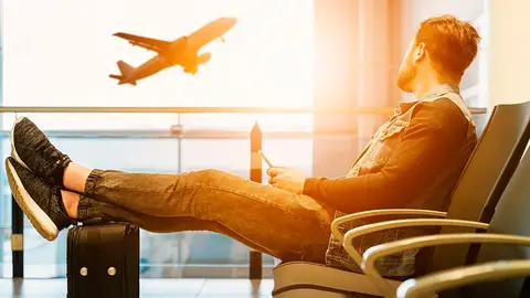 aeropuerto vuelos viajeros viajero avi&oacute;n 1