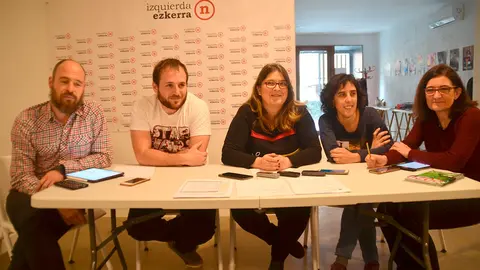 Representantes de Izquierda Ezkerra del Ayuntamiento de Tudela