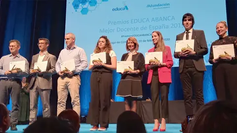Pablo Ijalba en los premios a Mejor Profesor del A&ntilde;o