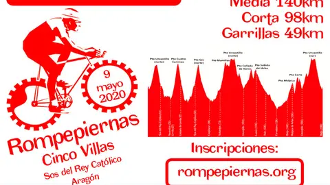 Rompepiernas Cinco Villas 2020 en Sos del Rey Cat&oacute;lico
