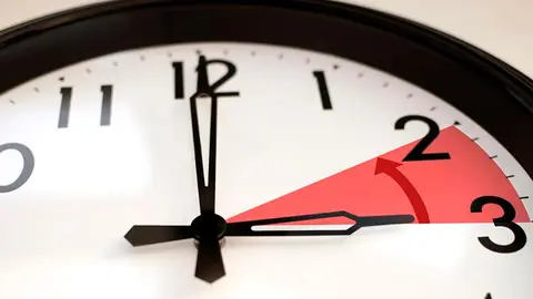reloj horario cambio de hora invierno