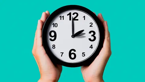 reloj horario cambio de hora 5