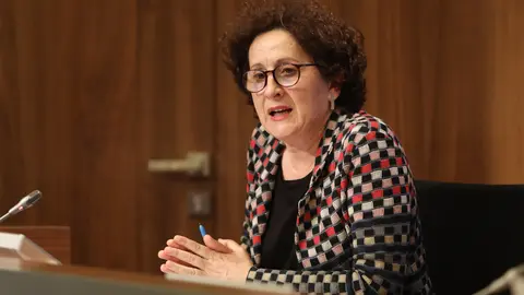 La consejera de Derechos Sociales, Carmen Maeztu