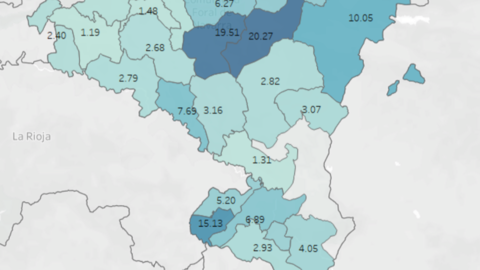 Datos en Navarra a 16 de abril