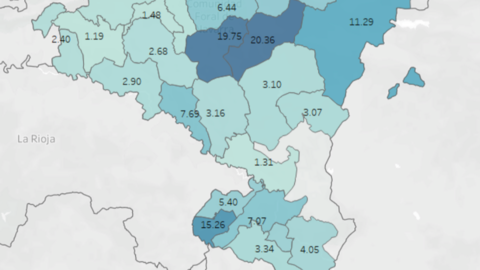 Datos en la Ribera a 17 de abril