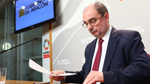 Javier Lamb&aacute;n participa en la s&eacute;ptima videoconferencia de presidentes auton&oacute;micos con Pedro S&aacute;nchez