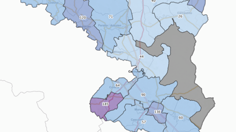 Datos en la Ribera a 7 de mayo