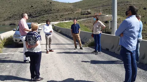 El consejero de Sostenibilidad y Transici&oacute;n Ecol&oacute;gica visita el abastecimiento de Rinc&oacute;n de Olivedo 1