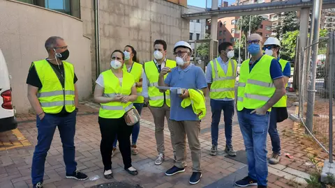 Obras en la nueva Casa de la Juventud de Tudela