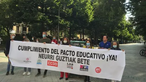 Concentraci&oacute;n a favor del Pacto Educativo