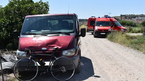 As&iacute; ha quedado la furgoneta tras el impacto