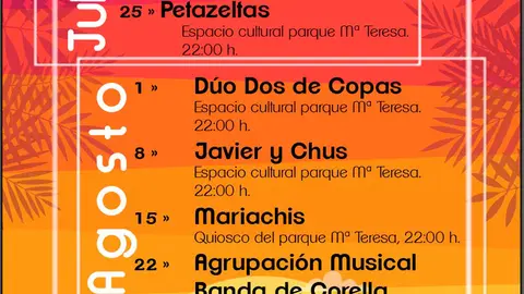 S&aacute;bados de verano 2020 en Corella