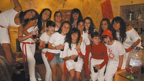 Cuarto de fiestas en unas Fiestas de Tudela en 2011