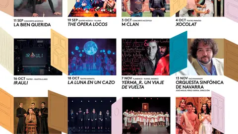 Programaci&oacute;n septiembre-diciembre 2020 del Teatro Gaztambide de Tudela