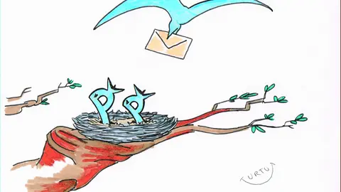 La gaviota alimenta a sus cr&iacute;as
