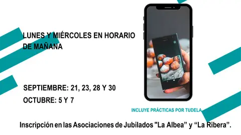 Curso en Tudela de fotograf&iacute;a con smartphone