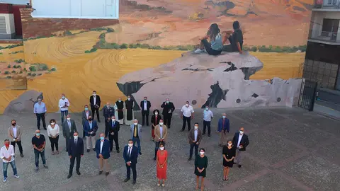 Acto celebrado en el d&iacute;a de hoy en la Sede de la Comunidad de Bardenas 3