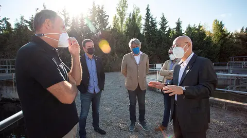 Durante la visita a la instalaci&oacute;n