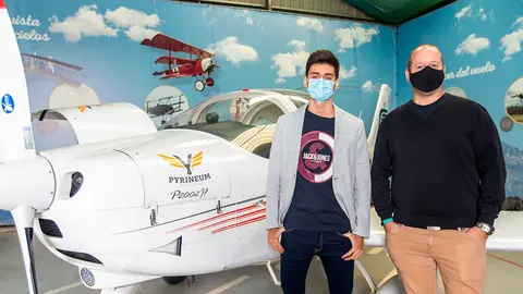 Los dos meteor&oacute;logos&nbsp;Arnaitz Fern&aacute;ndez y Roberto Ocariz
