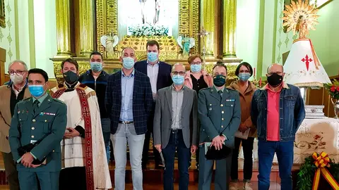 Autoridades presentes en el acto